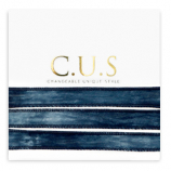C.U.S jewellery ribbon Dip Dye Midnight Blue