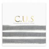 CU.S jewellery ribbon Shimmery Grey