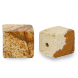 Natural stone beads Dalmatian Stone