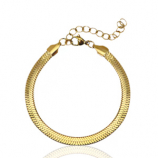 Stainless steel bracelets snake