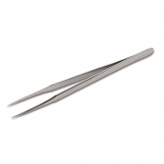 Beadalon Designer Tweezers straight Silver