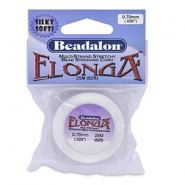 Beadalon Elonga Elastic Thread 0.7mm White