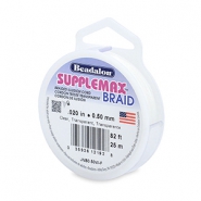 Beadalon Stringing Wire Supplemax Braided 0.50mm 25meter Clear
