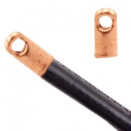 Findings TQ metal end cap Ø2.2mm Rose Gold (Nickel Free)