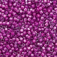 Miyuki beads delica's 11/0 Fuchsia Lined Luster Crystal