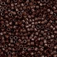 Miyuki beads delica's 11/0 Opaque Chocolate Brown