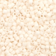 Miyuki beads delica's 11/0 Opaque Matte Bisque White