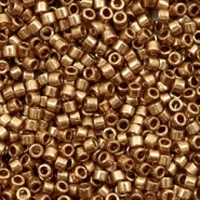 Miyuki beads delica's 11/0 Gold luster dark topaz DB-115