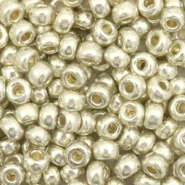 Miyuki seed beads 6/0 Duracoat Galvanized Silver 6-4201