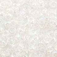 Miyuki seed beads 6/0 Transparent AB Crystal 6-250