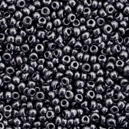 Miyuki seed beads 11/0 Metallic Gunmetal Black 11-451