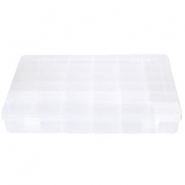 Jewellery display 36 compartment storage box Transparent