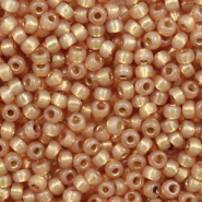 Miyuki seed beads 8/0 Duracoat Silverlined Dyed Topaz Gold 8-4243