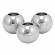 Stainless steel beads 5mm Silver