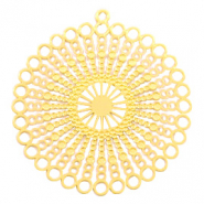 Bohemian charms round Gold (nickel free)