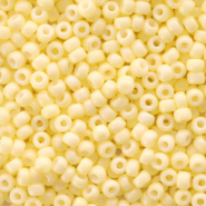Miyuki seed beads 8/0 Duracoat Opaque Light Lemon Ice Yellow 8-4451