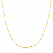 Stainless steel necklaces ball chain Mix&Match Gold