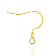 Findings TQ metal earrings Gold