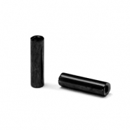 Miyuki bugles 6mm Opaque Black BGL2-401