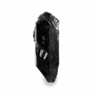 Natural stone charms Quartz Black