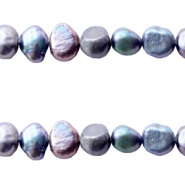 BQ Freshwater pearls nugget 5-6mm Peacock Blue