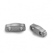 Miyuki beads quarter tila 5x1.2mm Plated Nickel Anthracite QTL-190