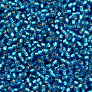 Miyuki seed beads 11/0 Silverlined Capri Blue 11-25