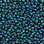 Miyuki seed beads 11/0 Metallic Iris Indigo Blue 11-467