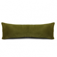 Jewellery display cushion velvet soft Dusty Olive Green