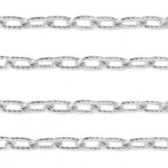 Stainless Steel findings belcher chain anchor cable links Silver