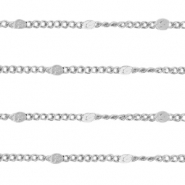 Stainless steel findings belcher chain Silver