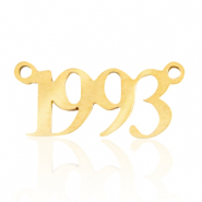 Stainless steel charms/connector year 1993 Gold