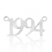 Stainless steel charms/connector year 1994 Silver