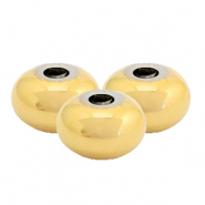 Stainless steel beads 8mm Gold