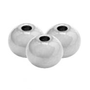 Stainless steel beads 6mm Silver