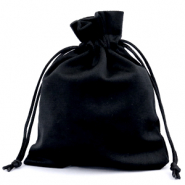 Jewellery Velvet Bag Black