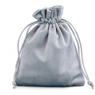 Jewellery Velvet Bag Grey