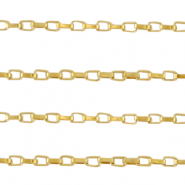 Stainless Steel findings belcher chain Venezia box chain Gold