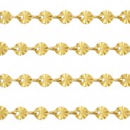 Stainless Steel findings belcher chain round links Gold