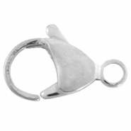 Stainless Steel findings lobster clasp 9mm Silver