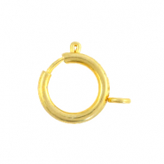 Stainless Steel findings bolt ring clasp 12mm Gold