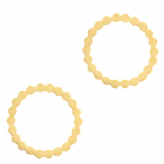 Stainless steel charms/connector circle Gold