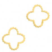 Stainless steel charms/connector flower Gold