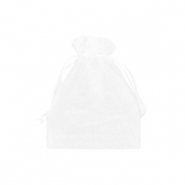 Jewellery Organza Bag 7x9cm White