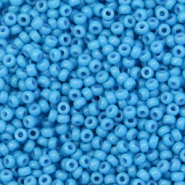 Miyuki seed beads 11/0 Duracoat Opaque Delphinium Blue 11-4484