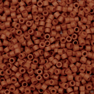 Miyuki beads delica's 11/0 Opaque SF Dyed Sienna Brown DB-794