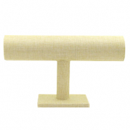 Jewellery display linen for bracelets Brown