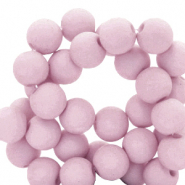 6 mm acrylic beads matt Vintage Lilac