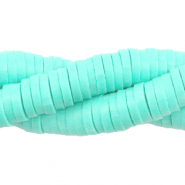 Katsuki beads 6mm Bleached Aqua Blue