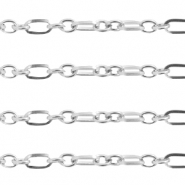 Stainless steel findings belcher chain Silver